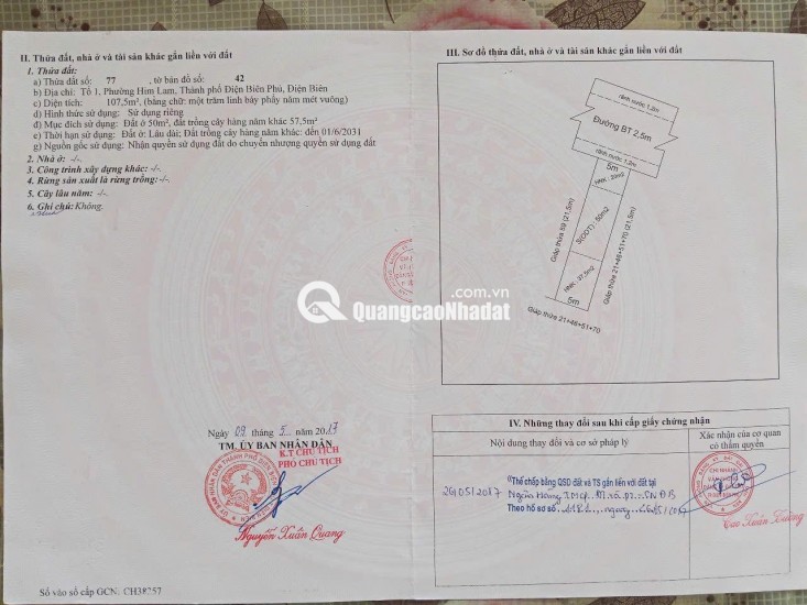 BÁN ĐẤT TỔ 1 HIM LAM(cũ) PHƯỜNG ĐIỆN BIÊN PHỦ - ĐIỆN BIÊN